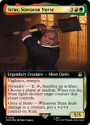 Strax, Sontaran Nurse (Extended Art) (Surge Foil) [Doctor Who]