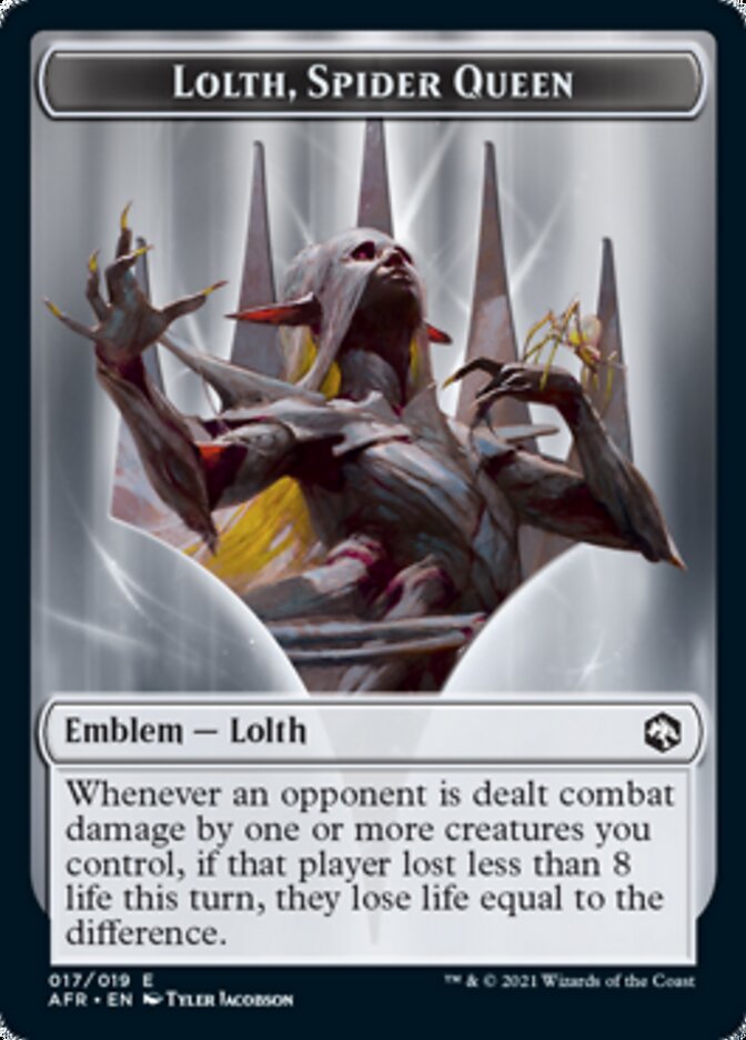 Lolth, Spider Queen Emblem [Dungeons & Dragons: Adventures in the Forgotten Realms Tokens]