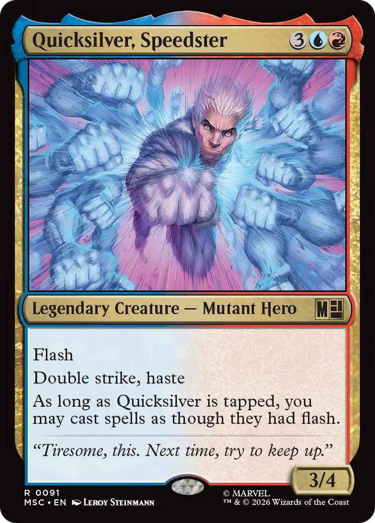 Quicksilver, Speedster [Marvel Super Heroes Commander]