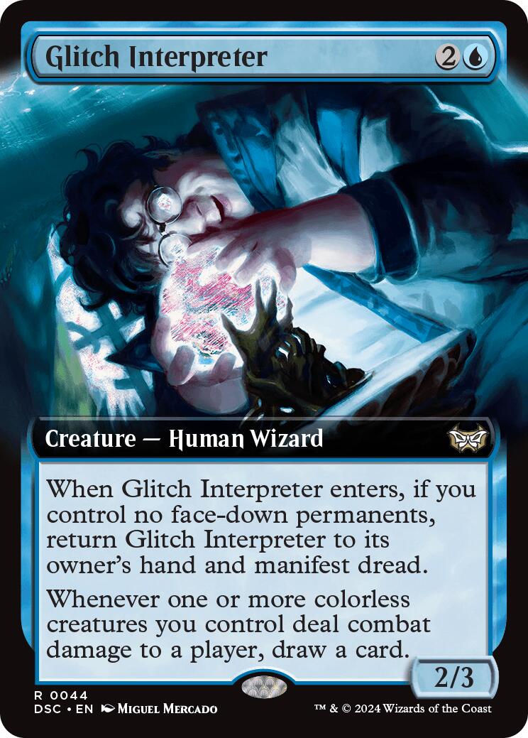 Glitch Interpreter (Extended Art) [Duskmourn: House of Horror Commander]