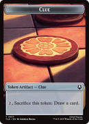 Monk // Clue (0017) Double-Sided Token [Avatar: The Last Airbender Tokens]