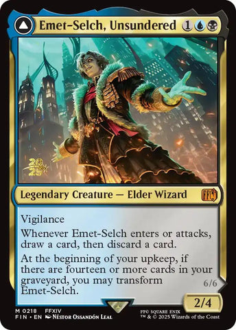 Emet-Selch, Unsundered // Hades, Sorcerer of Eld [FINAL FANTASY Prerelease Promo]