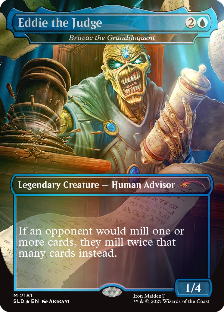 Eddie the Judge - Bruvac the Grandiloquent (Rainbow Foil) [Secret Lair Drop Series]