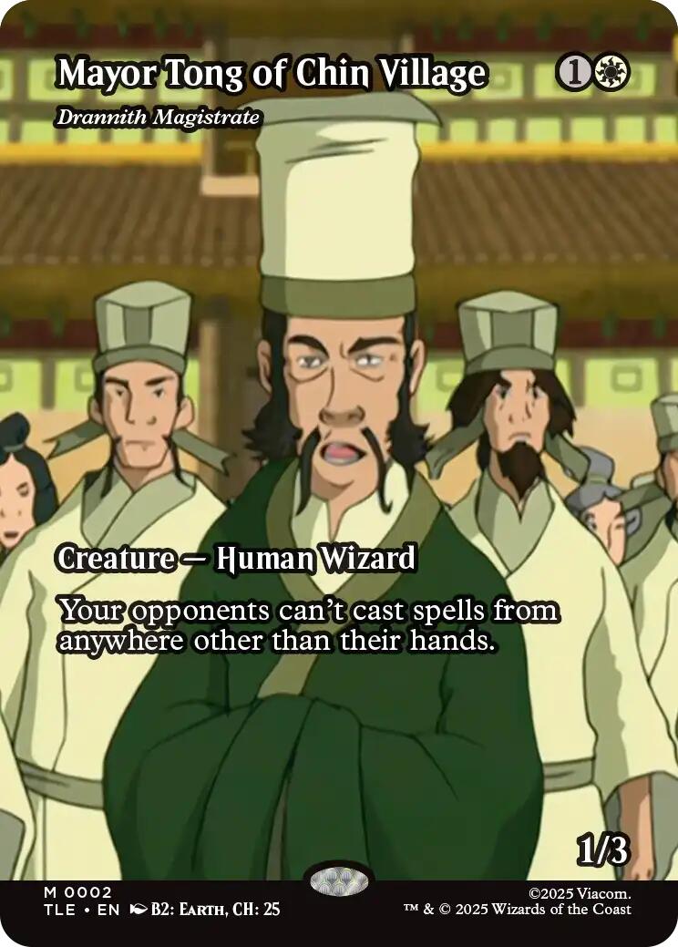 Mayor Tong of Chin Village - Drannith Magistrate (Borderless) [Avatar: The Last Airbender: Eternal-Legal]
