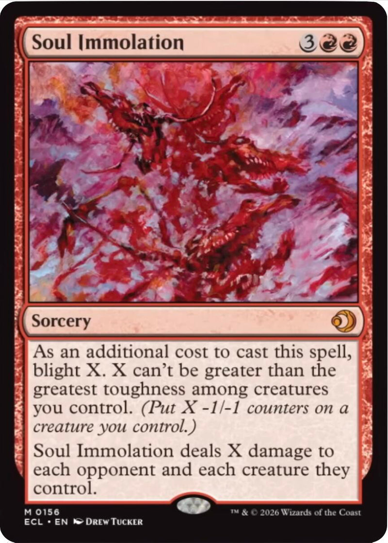 Soul Immolation [Lorwyn Eclipsed]