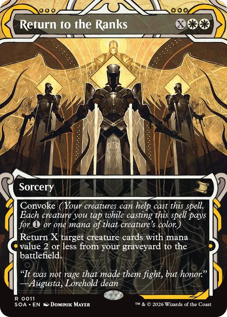 Return to the Ranks [Secrets of Strixhaven: Mystical Archive]