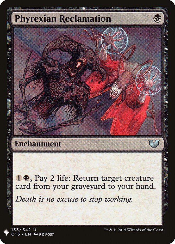 Phyrexian Reclamation [Mystery Booster]