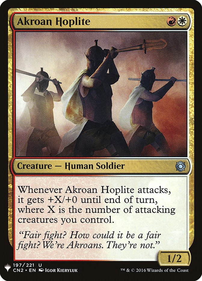 Akroan Hoplite [Mystery Booster]