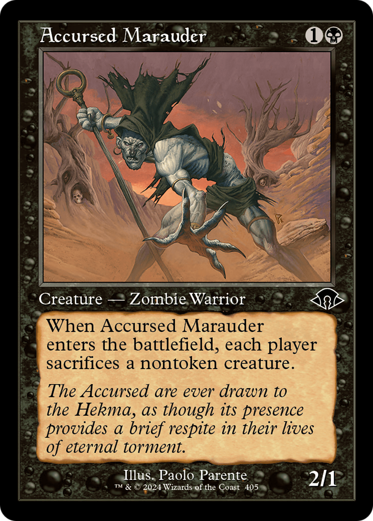 Accursed Marauder (Retro Frame) [Modern Horizons 3]