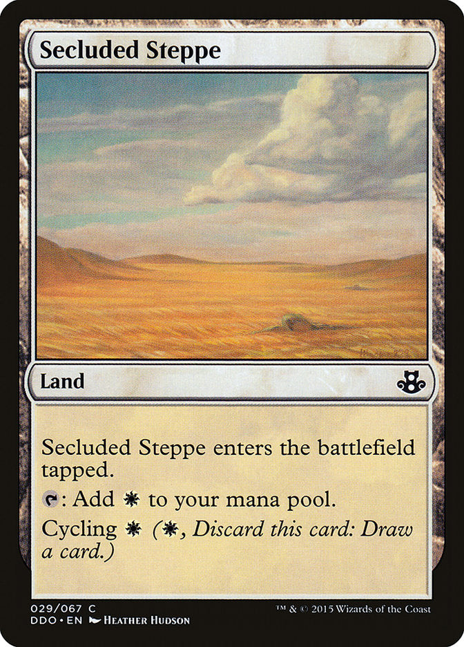 Secluded Steppe [Duel Decks: Elspeth vs. Kiora]