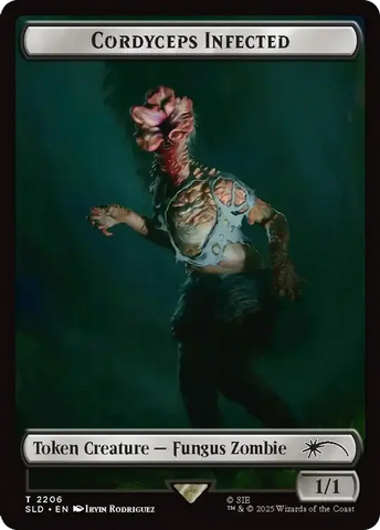 Cordyceps Infected Token (2206) [Secret Lair Drop Series]
