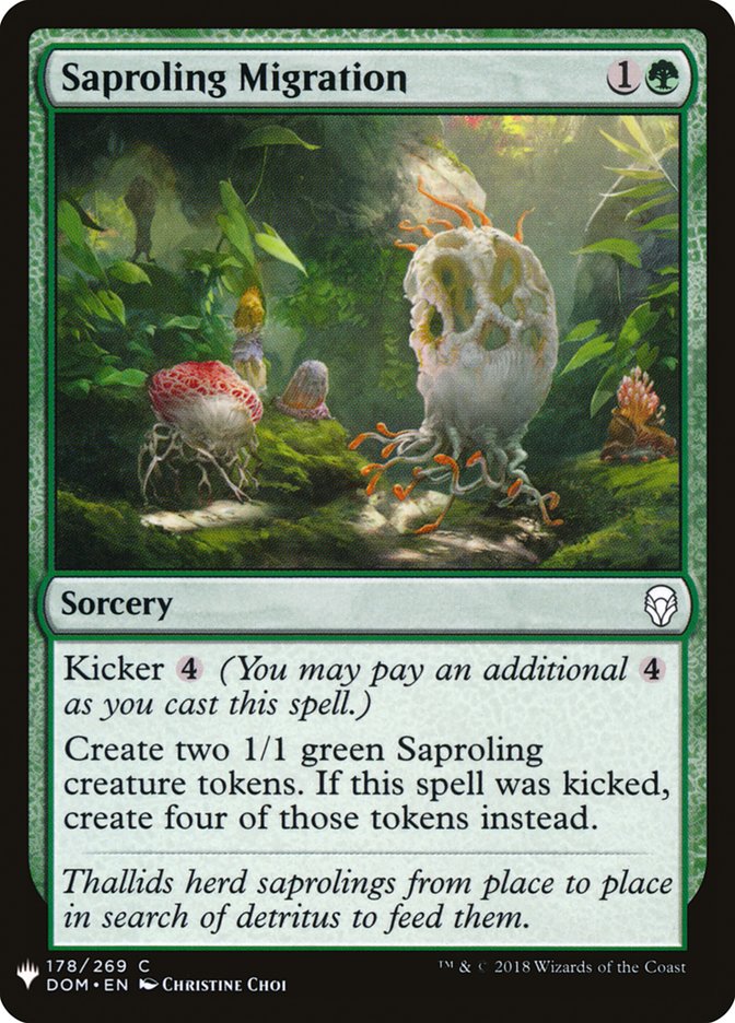 Saproling Migration [Mystery Booster]