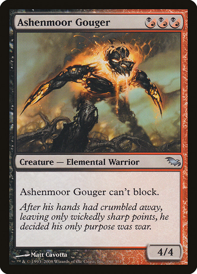 Ashenmoor Gouger [Shadowmoor]