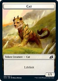 Cat // Human Soldier (003) Double-Sided Token [Ikoria: Lair of Behemoths Tokens]