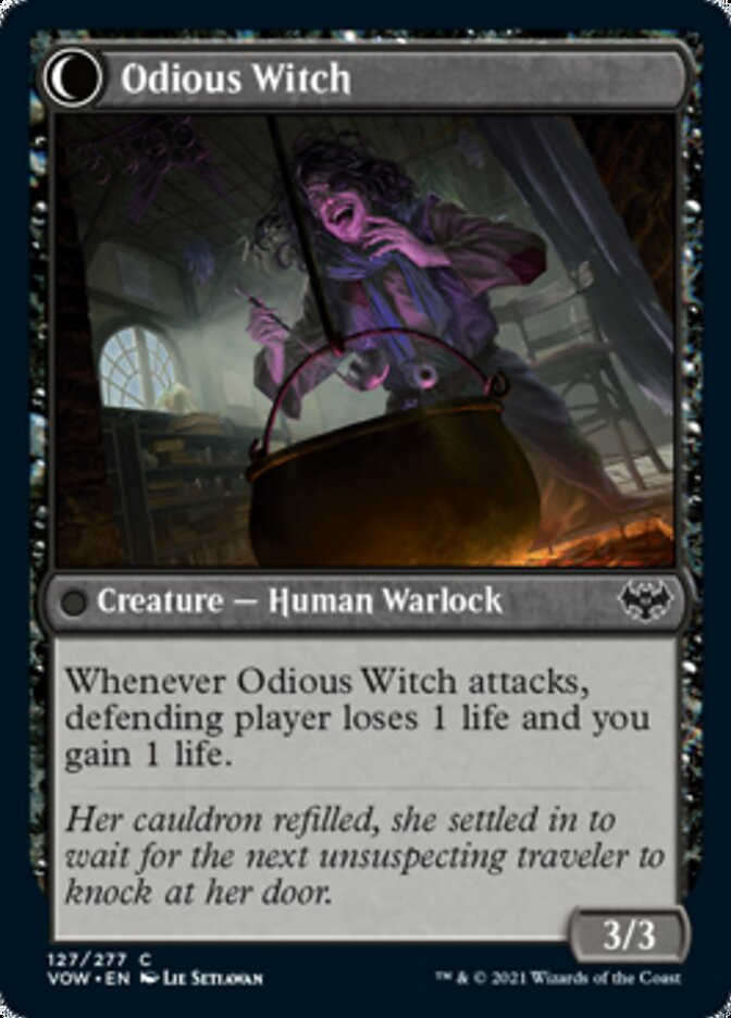 Ragged Recluse // Odious Witch [Innistrad: Crimson Vow]