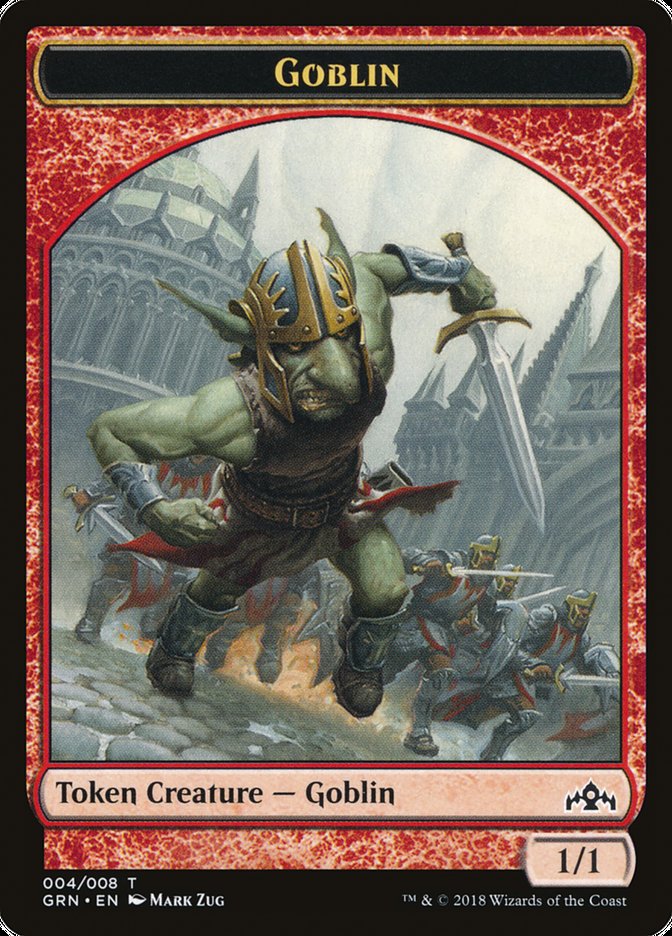 Goblin // Soldier Double-Sided Token [Guilds of Ravnica Guild Kit Tokens]