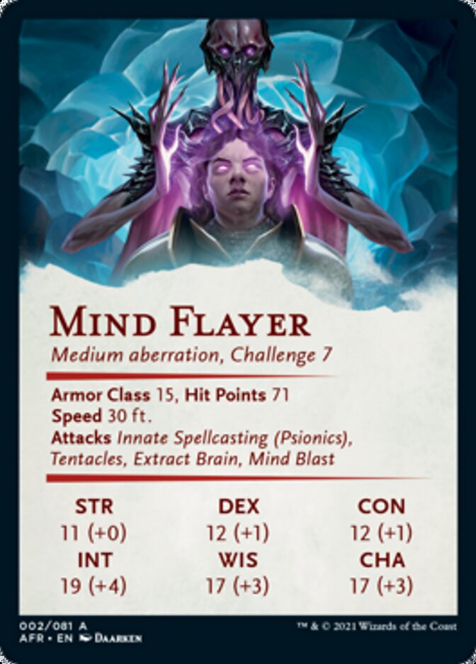 Mind Flayer Art Card [Dungeons & Dragons: Adventures in the Forgotten Realms Art Series]