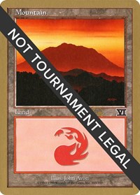 Mountain (343) - 1999 Mark Le Pine (6ED) [World Championship Decks]