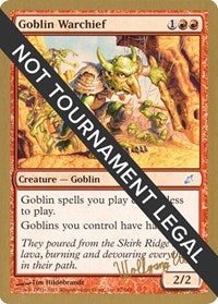 Goblin Warchief - 2003 Wolfgang Eder (SCG) [World Championship Decks]