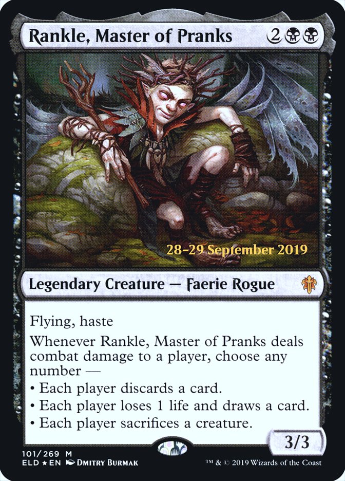 Rankle, Master of Pranks [Throne of Eldraine Prerelease Promos]