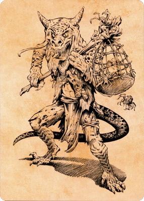 Taunting Kobold Art Card [Commander Legends: Battle for Baldur's Gate Art Series]
