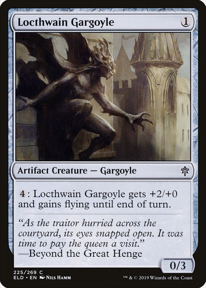 Locthwain Gargoyle [Throne of Eldraine]