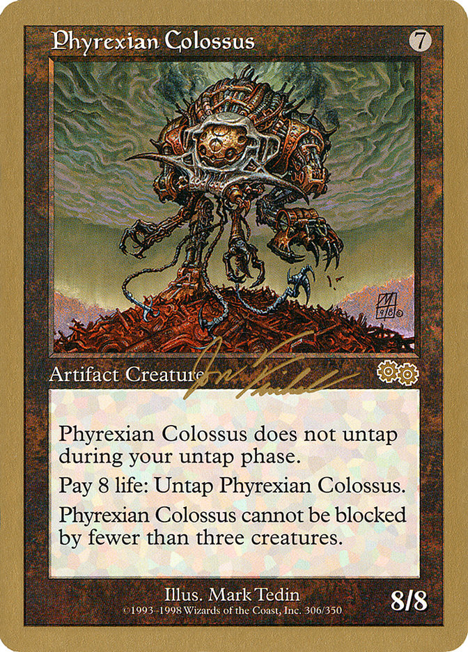 Phyrexian Colossus (Jon Finkel) [World Championship Decks 2000]