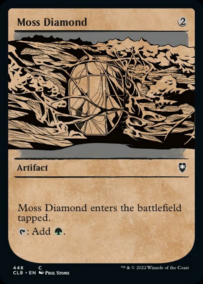 Moss Diamond (Showcase) [Commander Legends: Battle for Baldur's Gate]