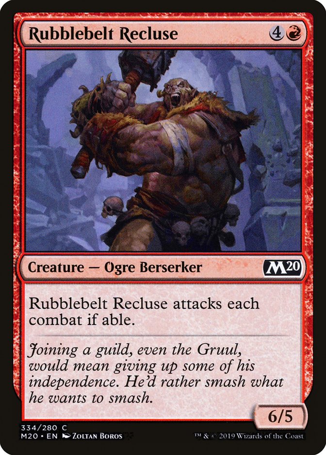 Rubblebelt Recluse [Core Set 2020]