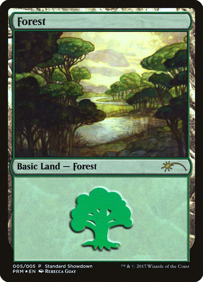 Forest (5) [Ixalan Standard Showdown]