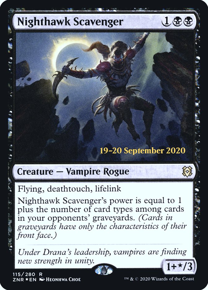 Nighthawk Scavenger [Zendikar Rising Prerelease Promos]