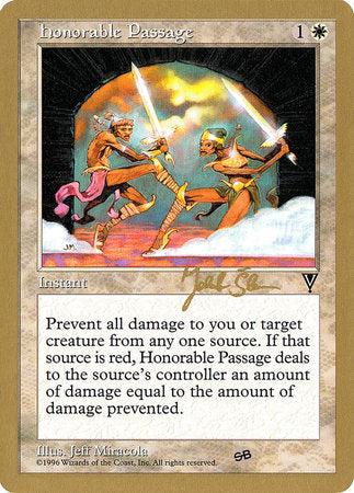 Honorable Passage - 1997 Jakub Slemr (VIS) (SB) [World Championship Decks 1997]
