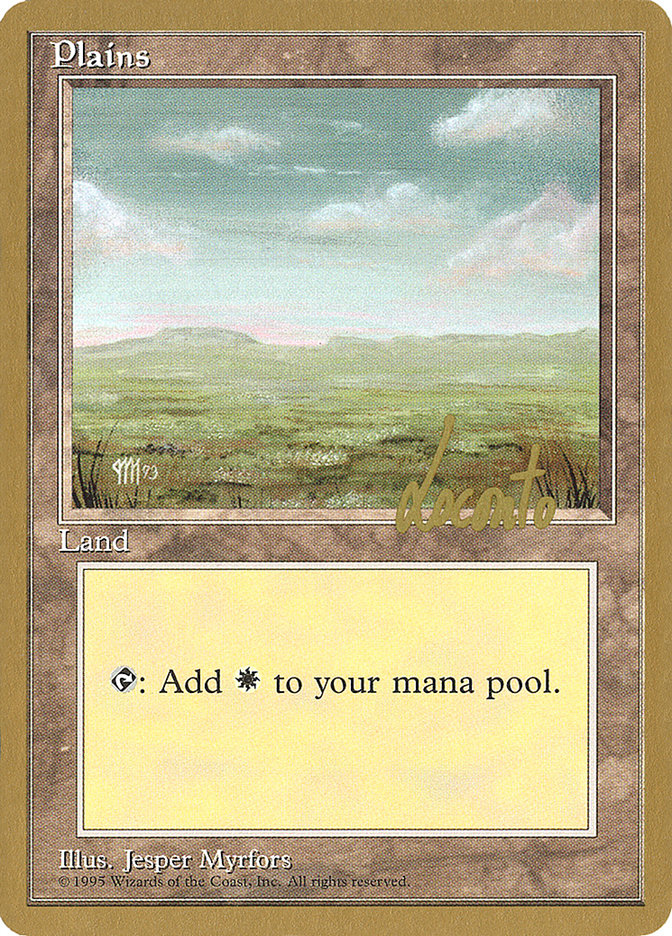 Plains (ml364) (Michael Loconto) [Pro Tour Collector Set]