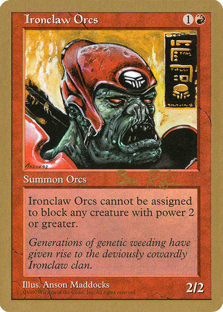 Ironclaw Orcs - 1998 Ben Rubin (5ED) [World Championship Decks 1998]