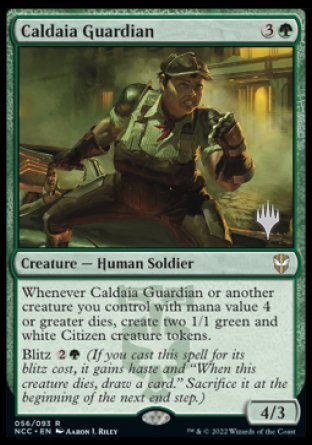 Caldaia Guardian (Promo Pack) [Streets of New Capenna Commander Promos]