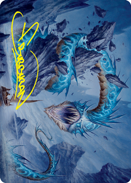 Biolume Serpent Art Card (Gold-Stamped Signature) [Innistrad: Crimson Vow Art Series]
