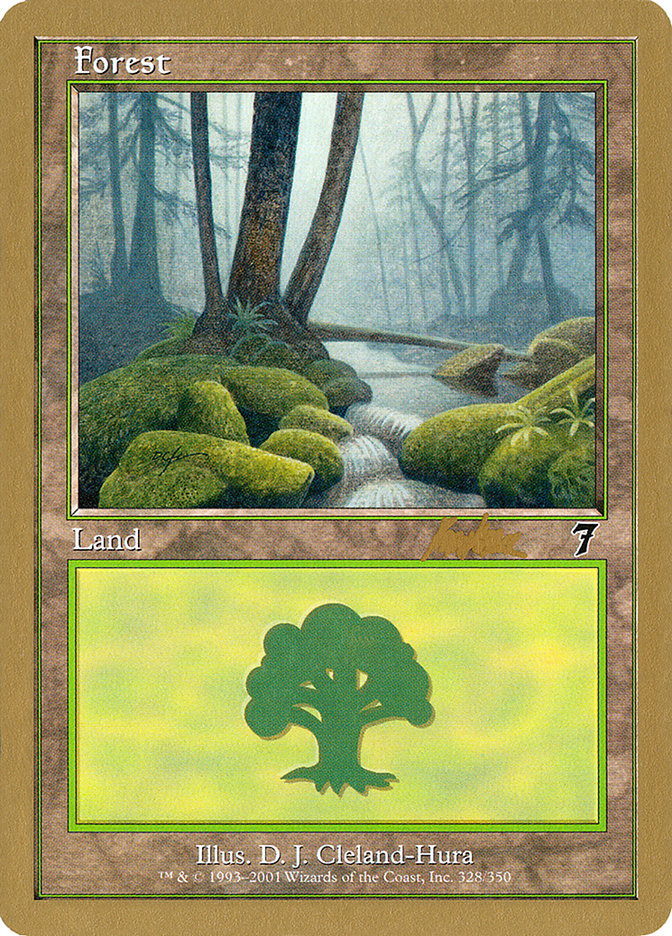 Forest (328) (Brian Kibler) [World Championship Decks 2002]