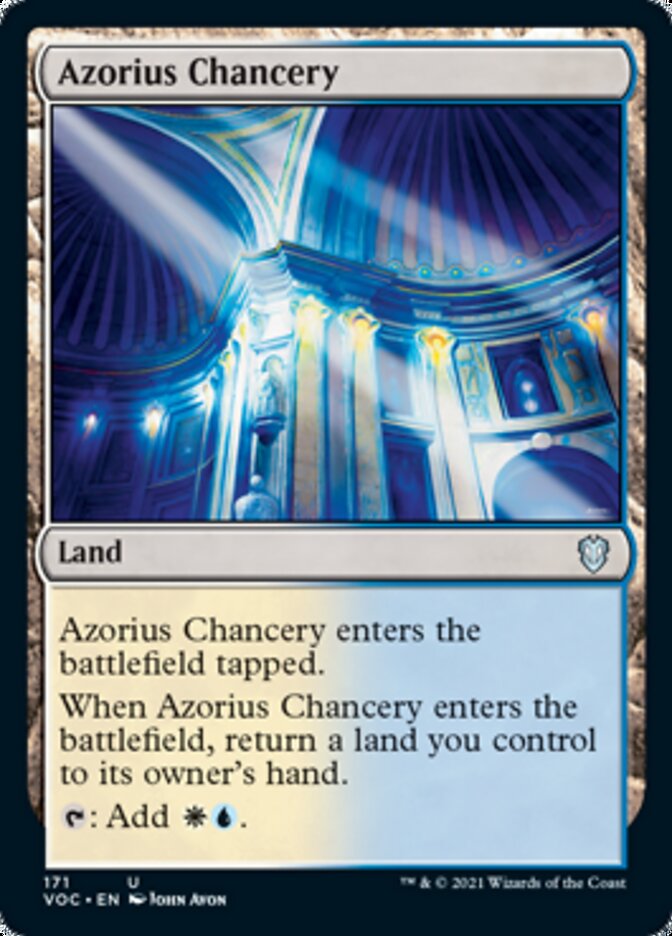 Azorius Chancery [Innistrad: Crimson Vow Commander]