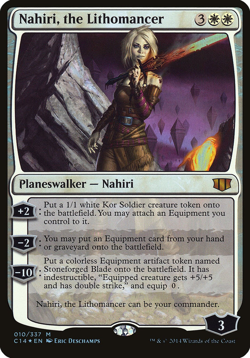 Nahiri, the Lithomancer (Oversized) [Commander 2014 Oversized]