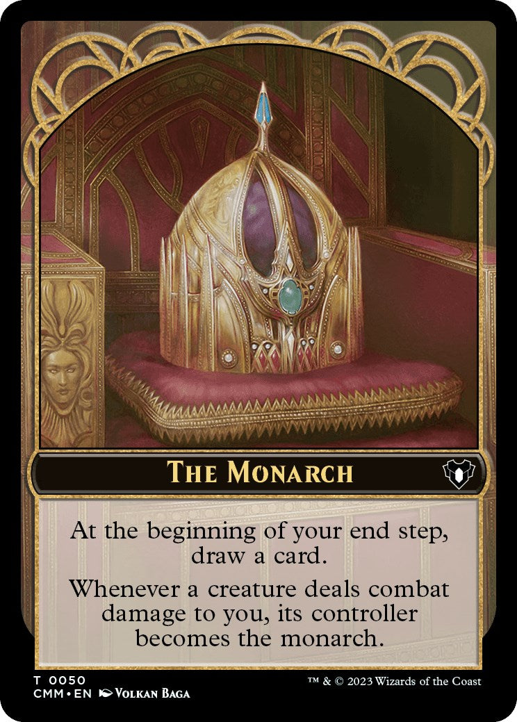 The Monarch // Elemental (0037) Double-Sided Token [Commander Masters Tokens]
