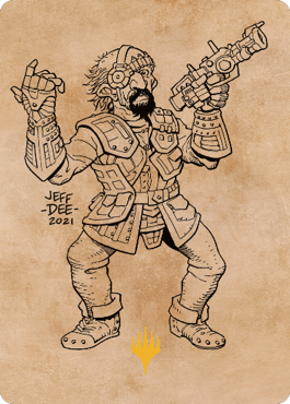 Jan Jansen, Chaos Crafter Art Card (Gold-Stamped) [Commander Legends: Battle for Baldur's Gate Art Series]