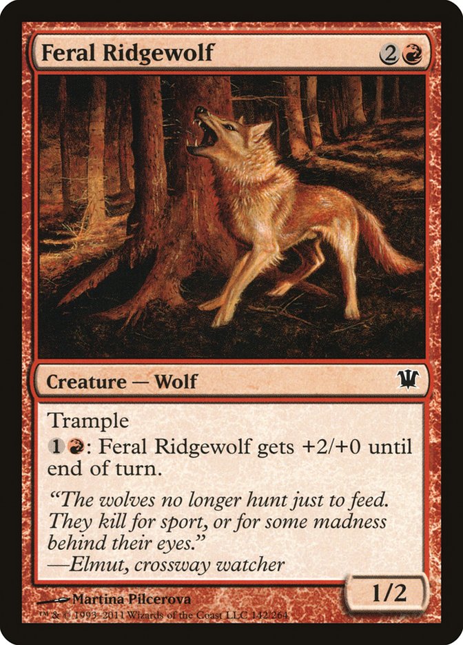 Feral Ridgewolf [Innistrad]