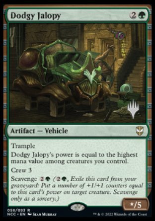 Dodgy Jalopy (Promo Pack) [Streets of New Capenna Commander Promos]