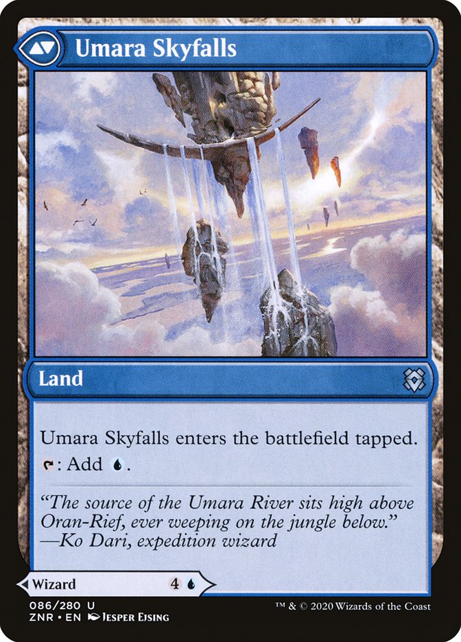 Umara Wizard // Umara Skyfalls [Zendikar Rising]