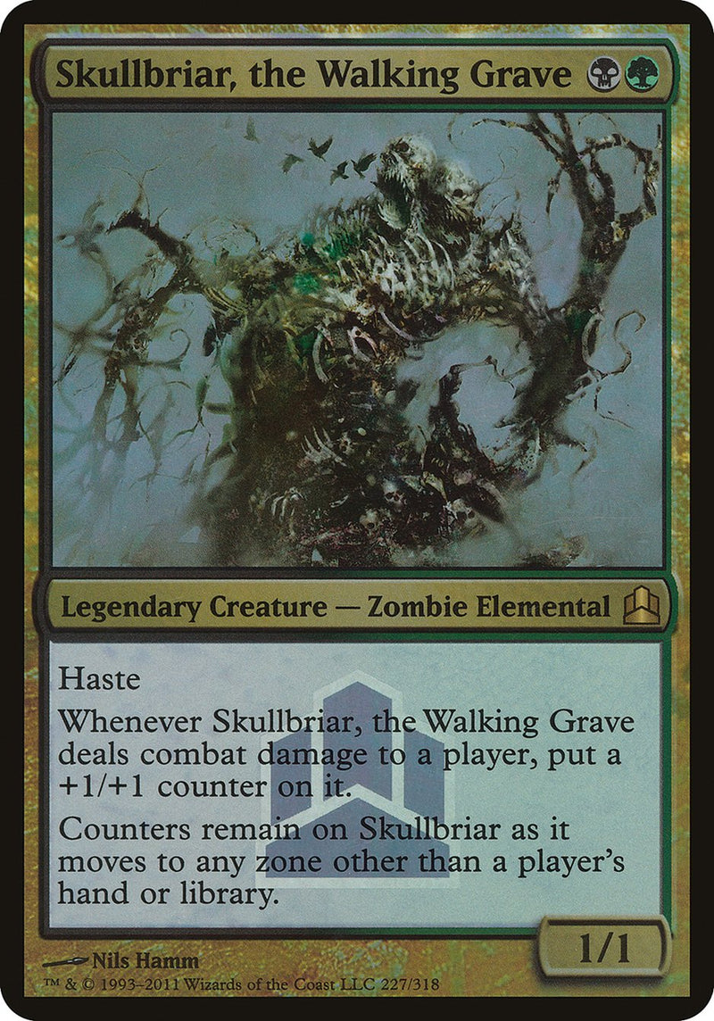 Skullbriar, the Walking Grave (Launch) (Oversized) [Commander 2011 Oversized]