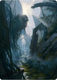 Swamp 2 Art Card [Zendikar Rising Art Series]
