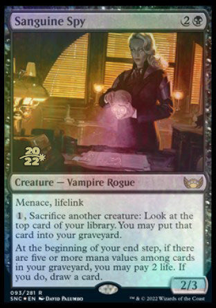 Sanguine Spy [Streets of New Capenna Prerelease Promos]