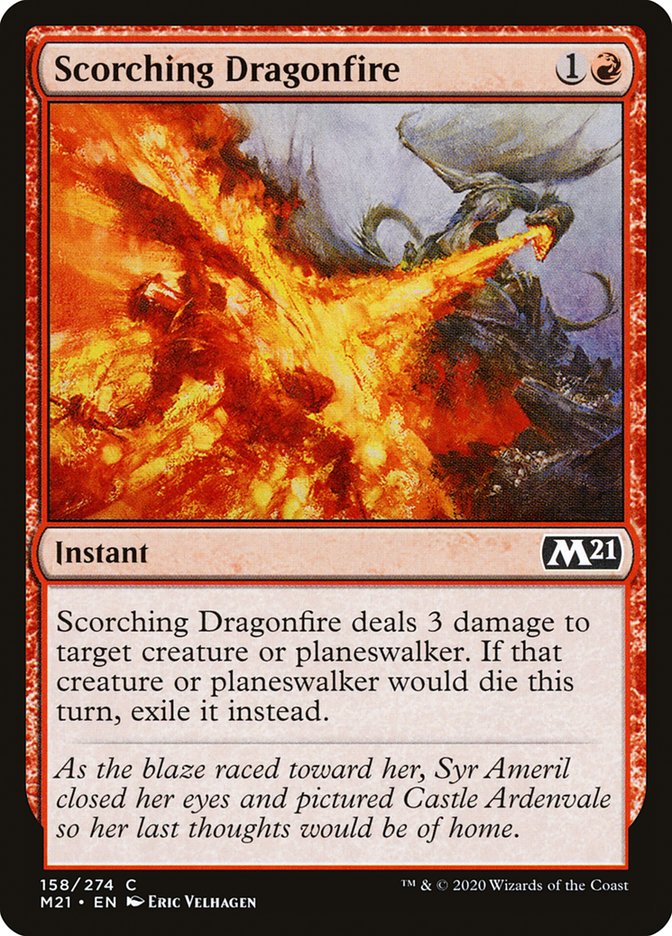 Scorching Dragonfire [Core Set 2021]