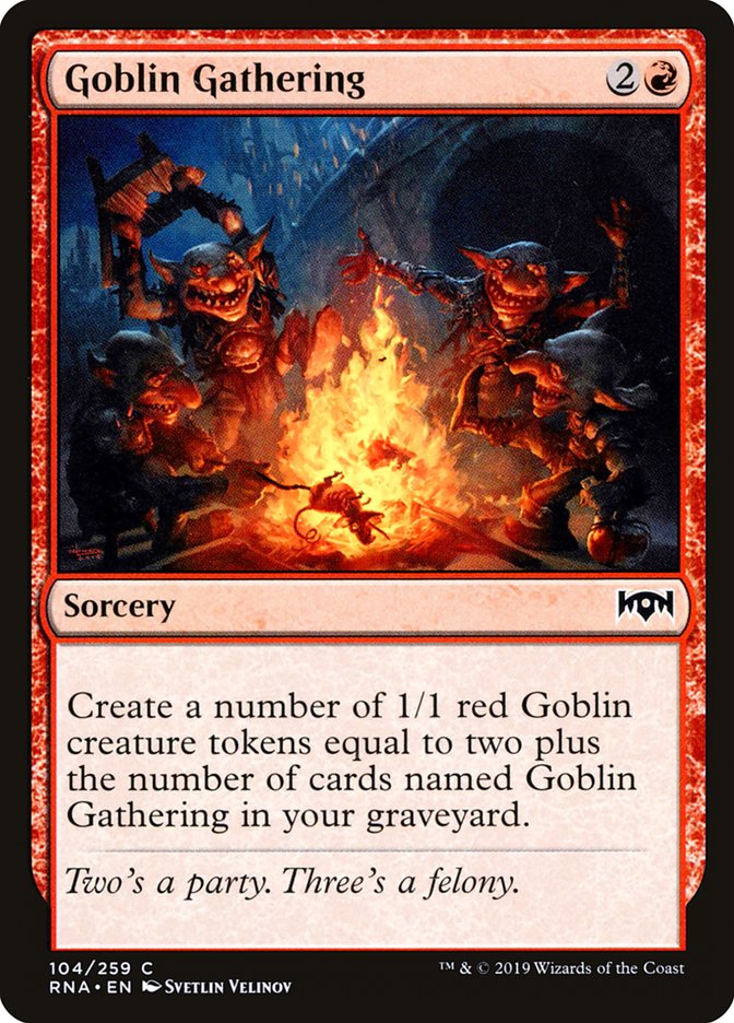 Goblin Gathering [Ravnica Allegiance]