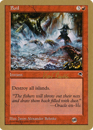 Boil - 1999 Kai Budde (TMP) (SB) [World Championship Decks 1999]